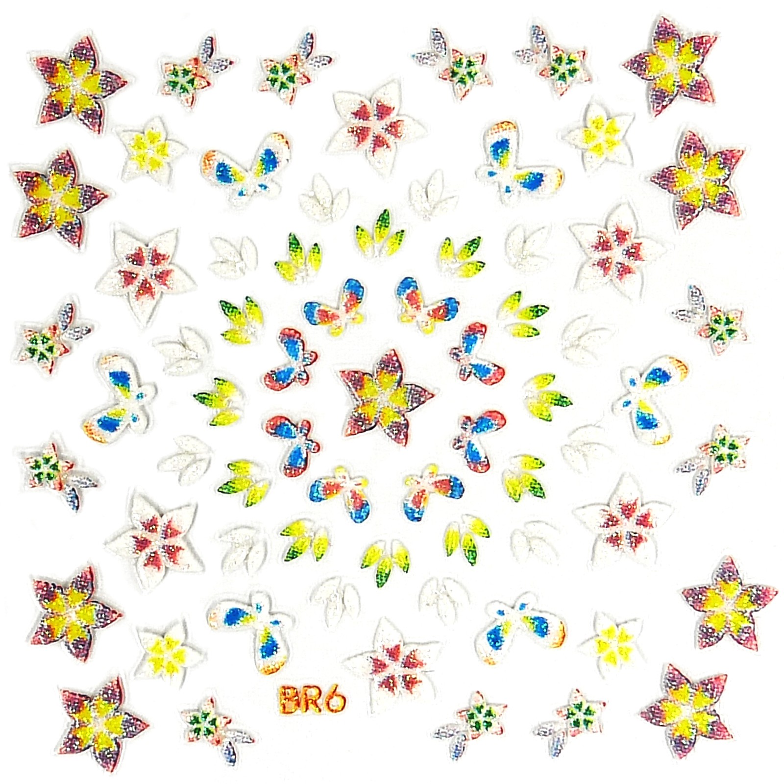 YOU Nails Nail Art Tattoo Design Nagel Aufkleber Maniküre 1 Bogen div. Sticker  - BR  6