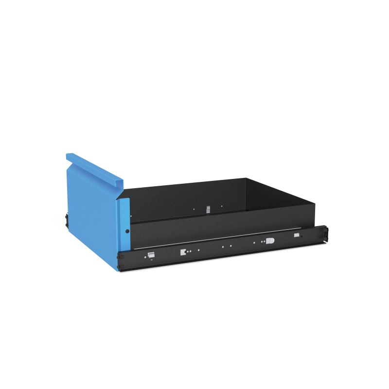 Schublade mit Klippschiene und Halterung 240 mm für Workstation 0806 / 1208