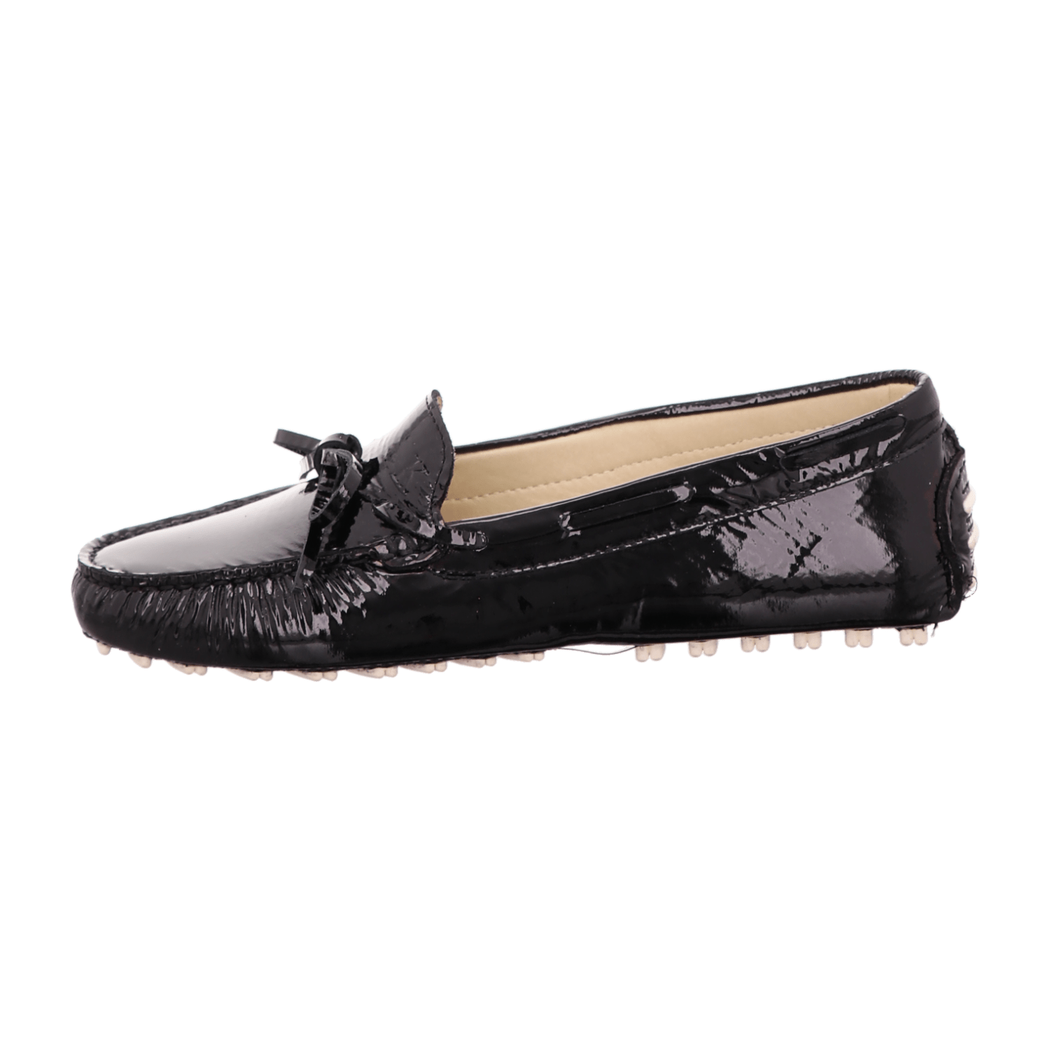 Kroll Mokassin,Lackleder,Schwarz für Damen, schwarz, Gr. 39 EU
