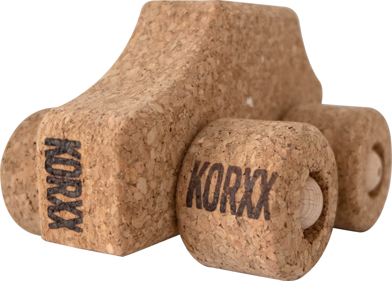 Spielzeug-Auto aus Kork Korxx Limo natur