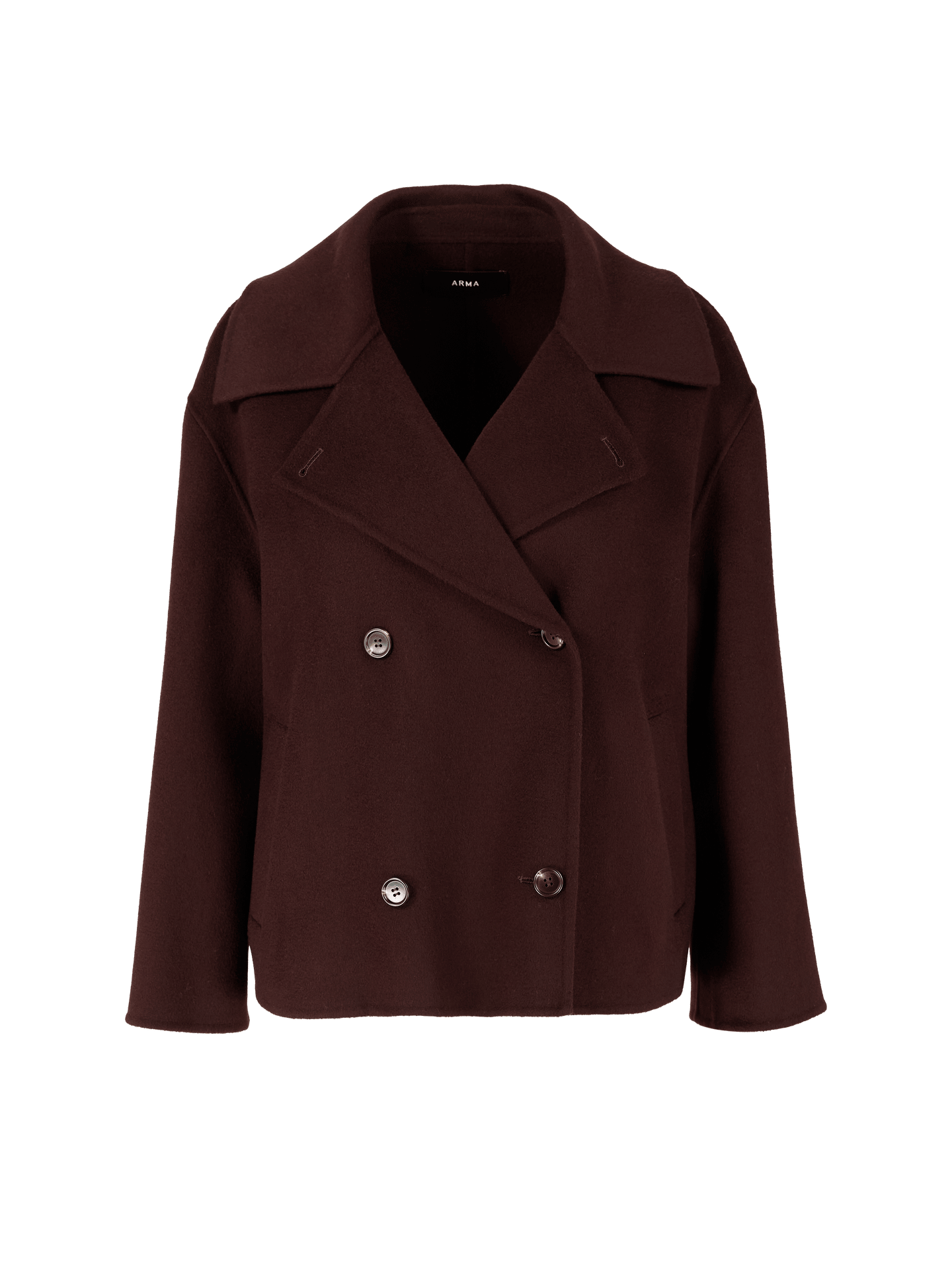 Cabanjacke 'Manila' aus Wolle Bordeaux