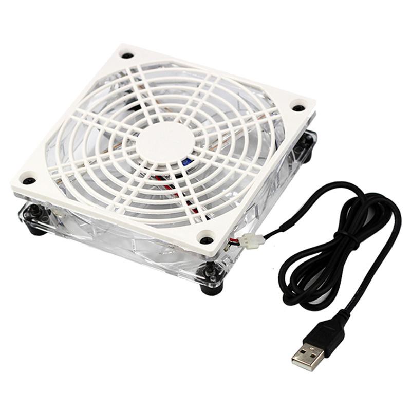 Laptop Cooling Pads Usb 5V Led Fan Wifi Router Holder Cooler Tv Set-Top Box Support Heatsink For Computer/Pc Pet Radiator