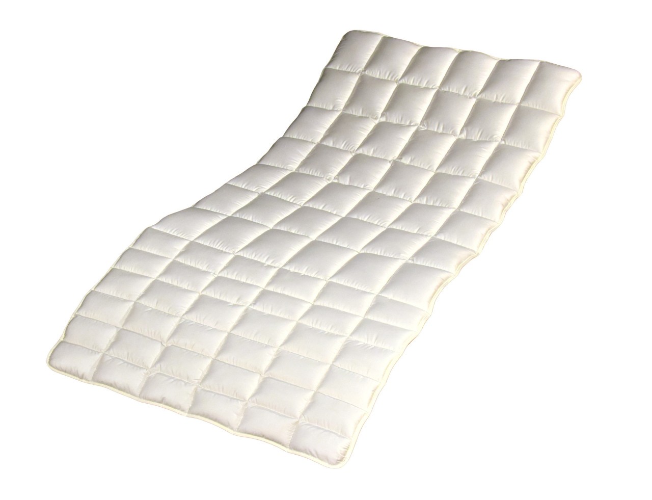 Premium Merino-Zirben-Unterbett Matratzenauflage 140x200 cm Schafwolle 2500 g