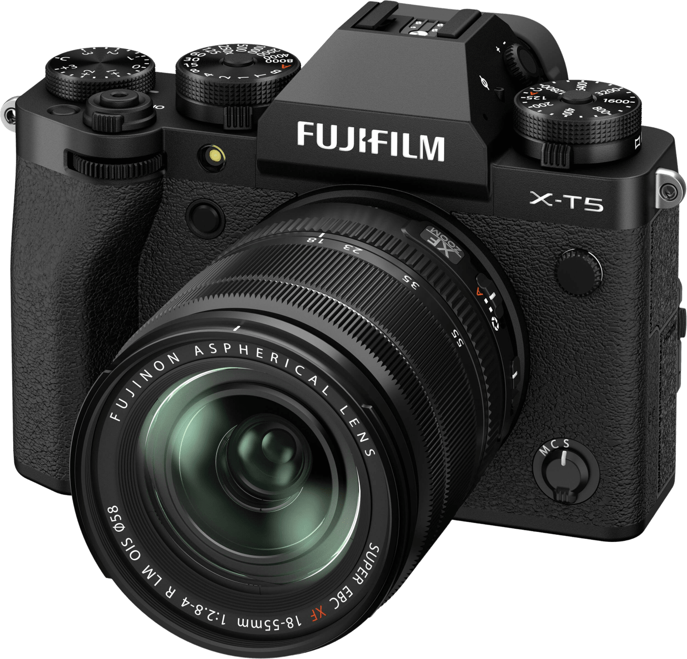 Fujifilm X-T5 Systemkamera, mit Objektiv XF 18-55mm f/2.8-4 R LM OIS