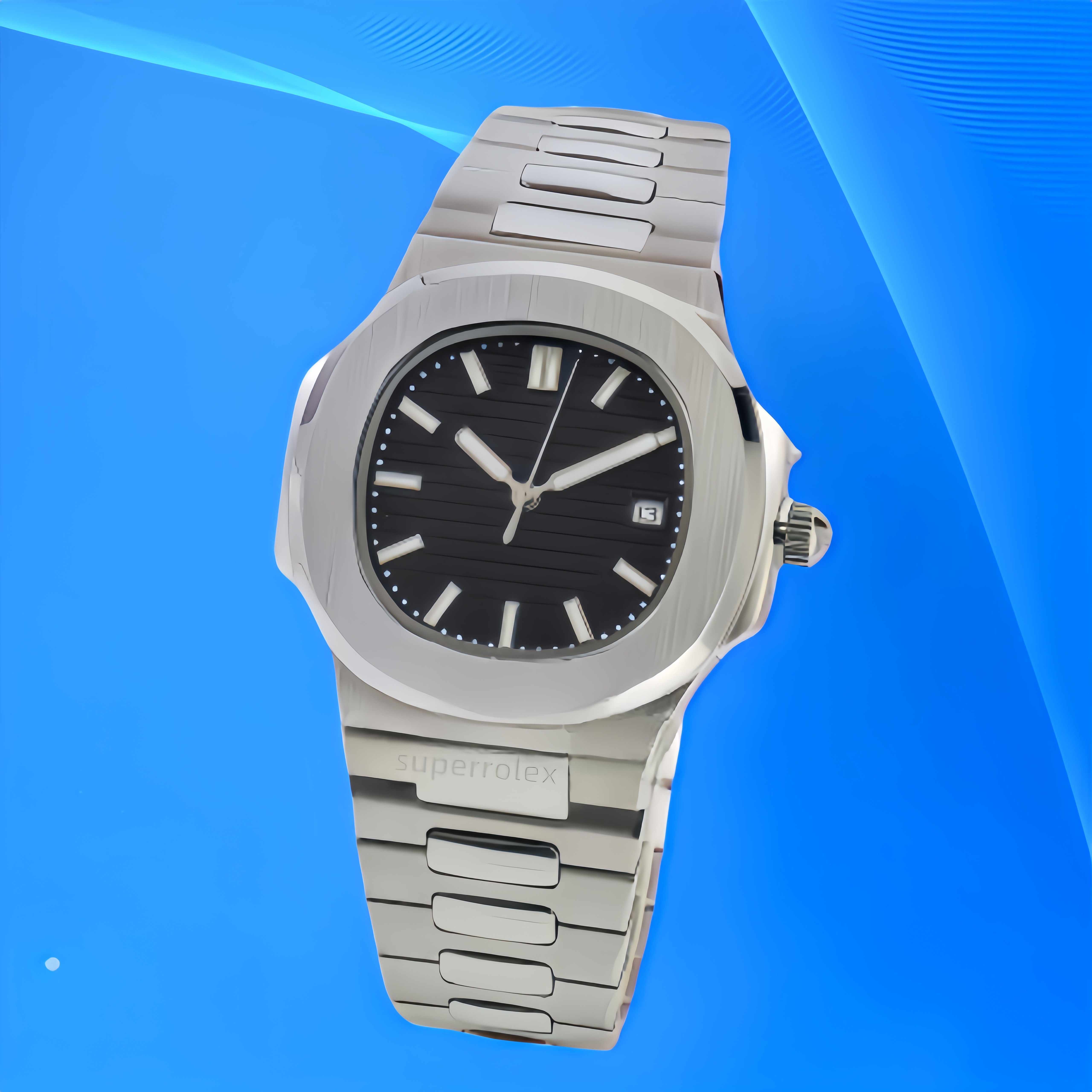 U1 watch mens 2813 automatic mechanical ceramics watches 41mm full stainless steel Gliding clasp Swim wristwatches sapphire super luminous with u