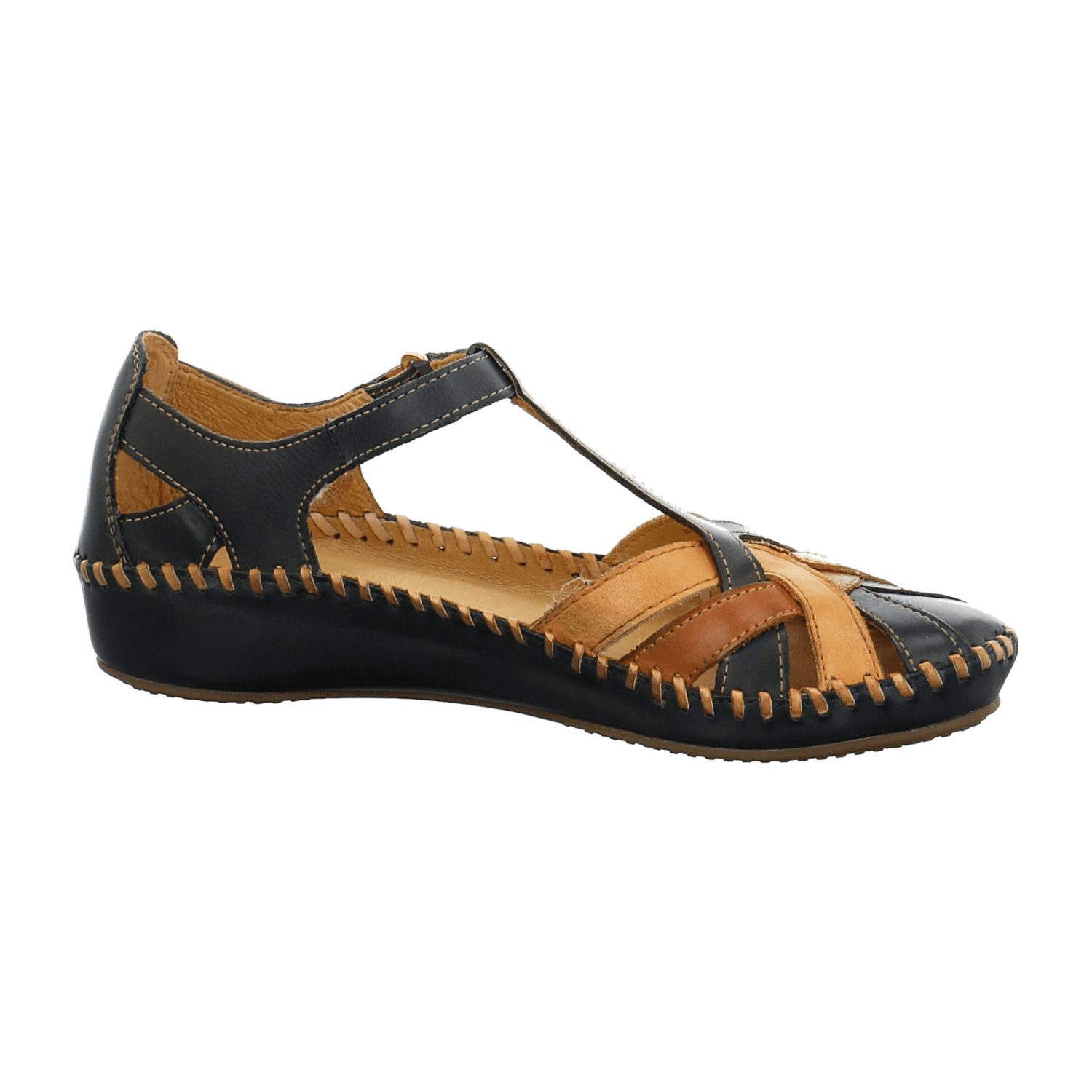 Pikolinos Slipper Halbschuh gelocht oder geflochten P. Vallarta 655 für Damen, blau, Größe 38 EU