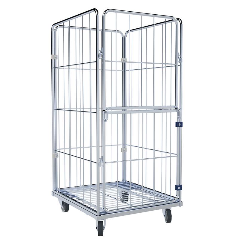 Wäschecontainer Premium III L 4.0, 67,5 x 76,5 x 137 cm max. 400 kg Metall mit Rollen Hotel Krankenhaus, Rollcontainer Wäsche kaufen