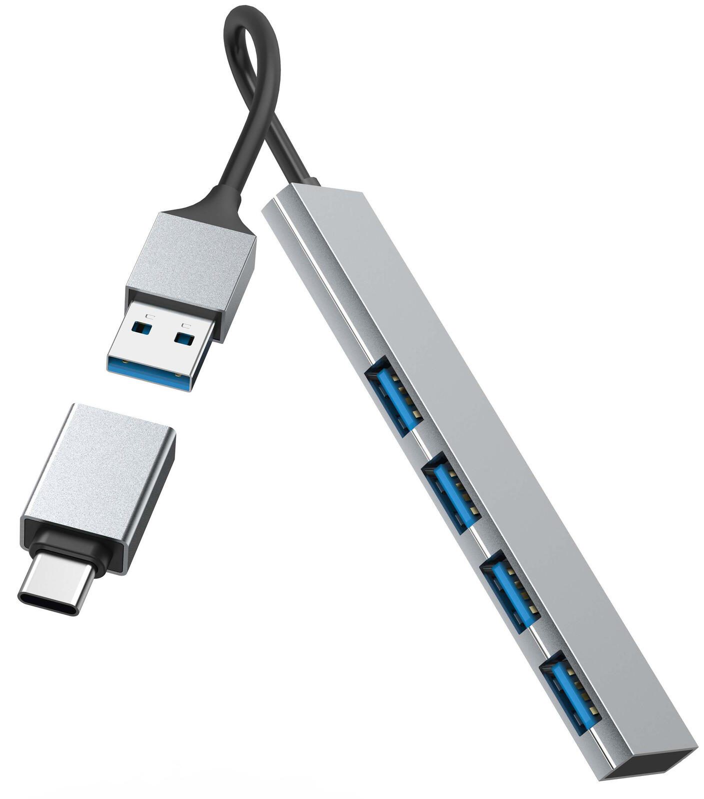 Hama USB-Hub Ultra Slim 4Ports