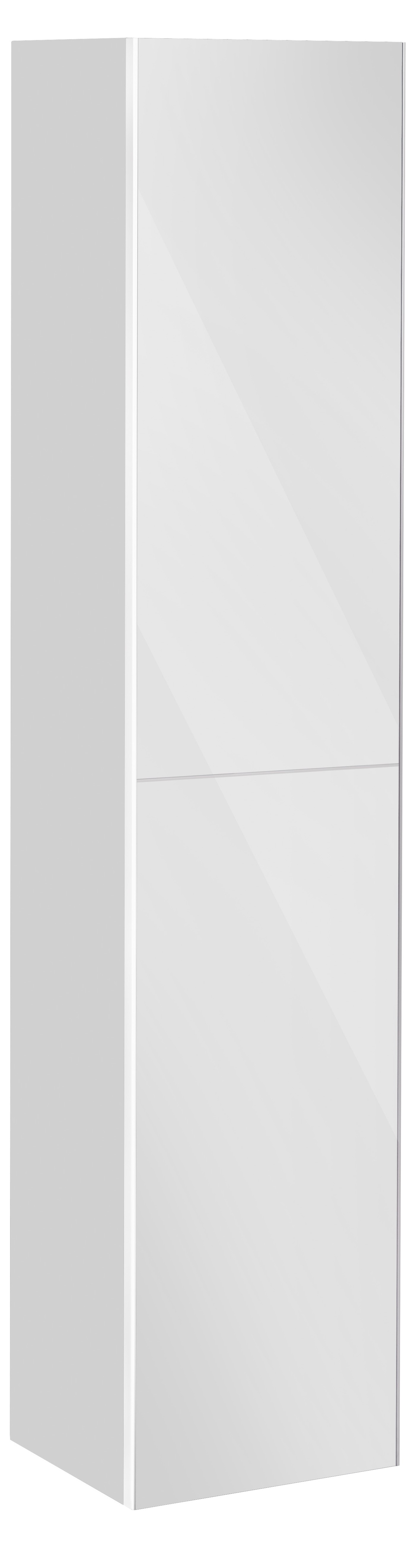 KEUCO ROYAL REFLEX Hochschrank, 1-türig, Anschlag links, mit Wäschekorb, 350x1670x335mm, 34031220001