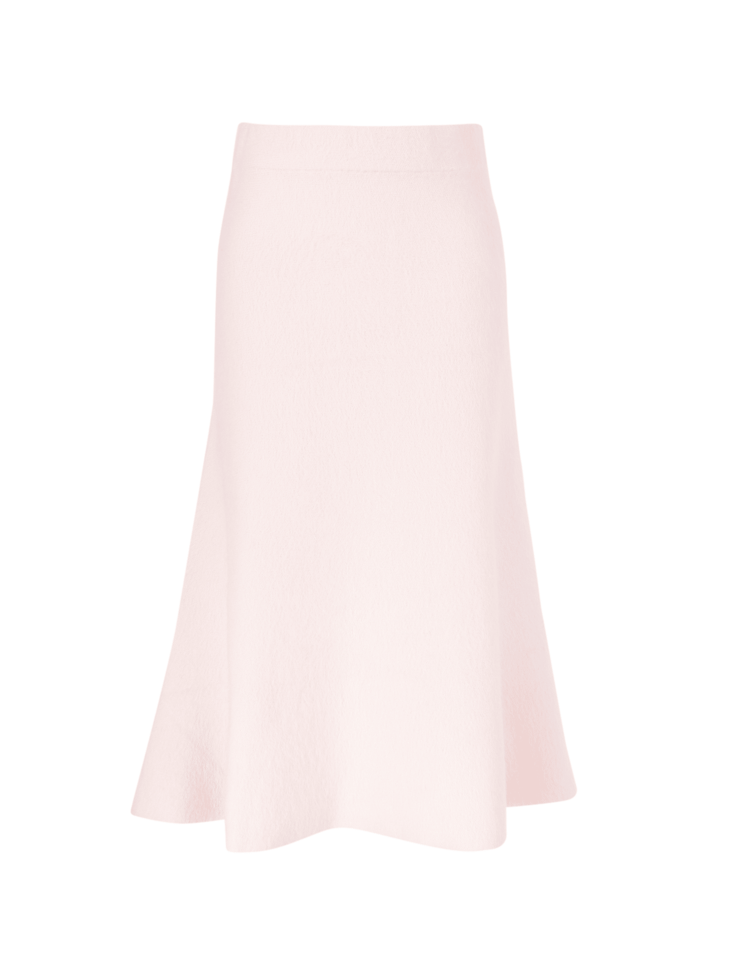 Ausgestellter Midirock Rosé