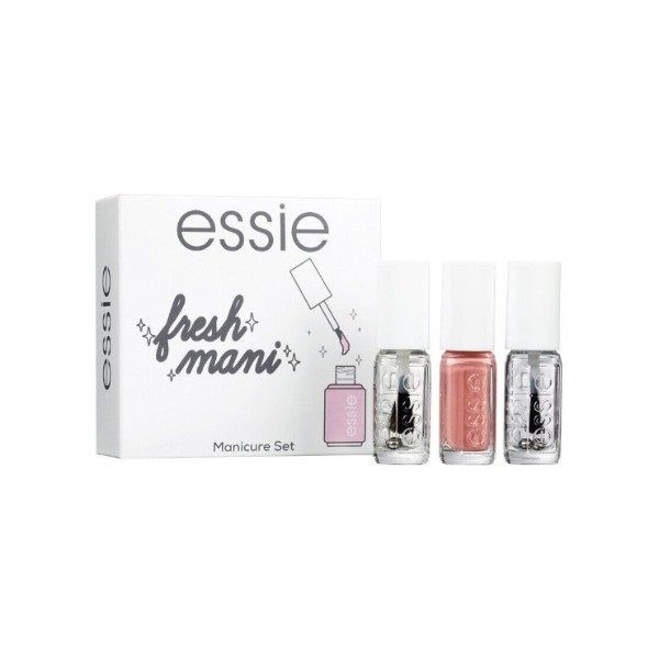 Coffret fresh mani ( 23 eternal optimist + base coat + top coat ) - vernis à ongles essie