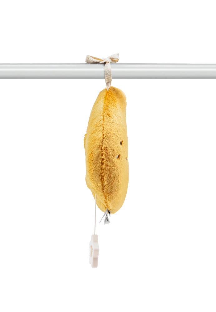 Sterntaler Spieluhr mittel Mond - mattgelb