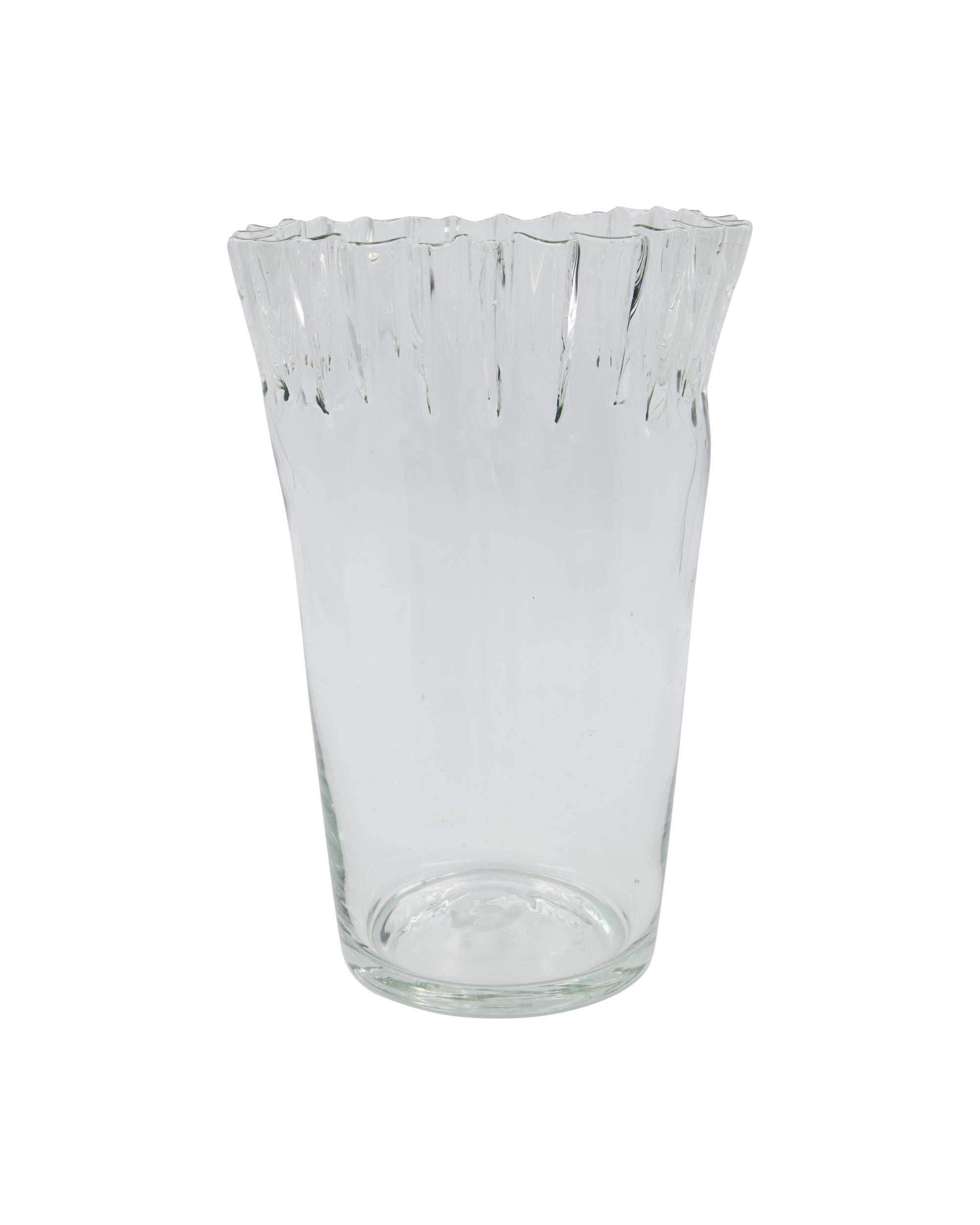 House Doctor Vaas Fold helder glas 28cm