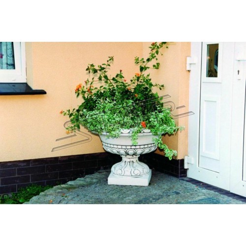 Natur Blumenkübel Pflanz Kübel Dekoration Figur Blumentöpfe Vasen Garten