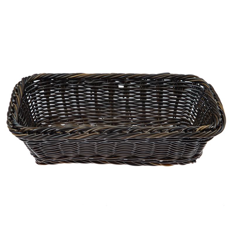 GN Korb -PROFI LINE-, schwarz/braun 10 cm hoch, 6 Größen