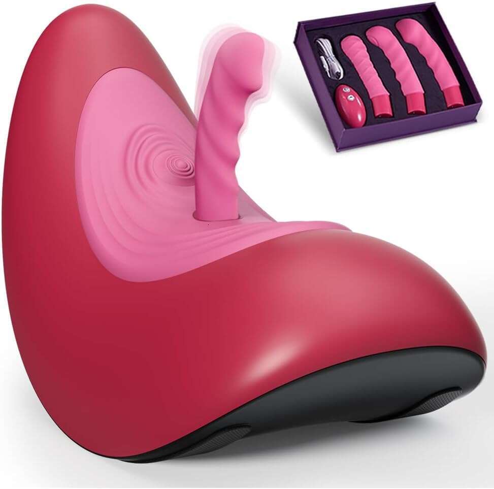 Selle VVD avec 3 pièces jointes Hine Hine, jouet de poussée, 4 fonctions et télécommande, Rusii Wireless Adult Sex Toy Toy Tatting Vibrator Dildo