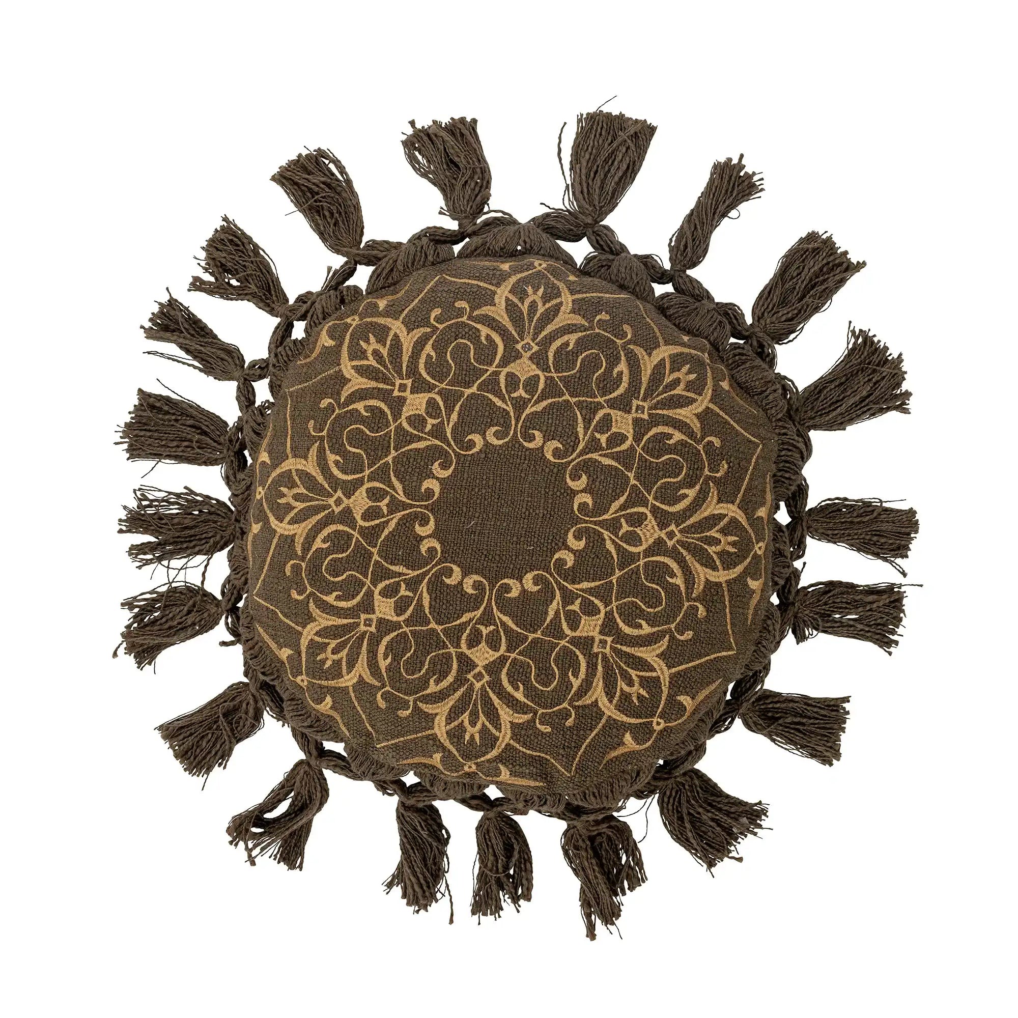 Bloomingville Kissen Baumwolle grün Kala 40cm