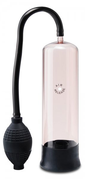 Transparente Penispumpe mit Pumpball