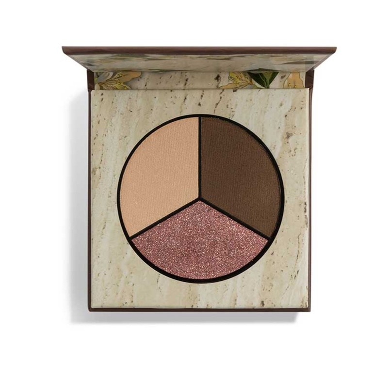 Rougj Make Up Green Paletta 3 Ombretti per Trucco Occhi Formato Compatto