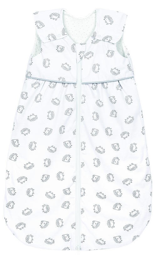 Odenwälder Jersey-Schlafsack Anni light 70 cm Igel white