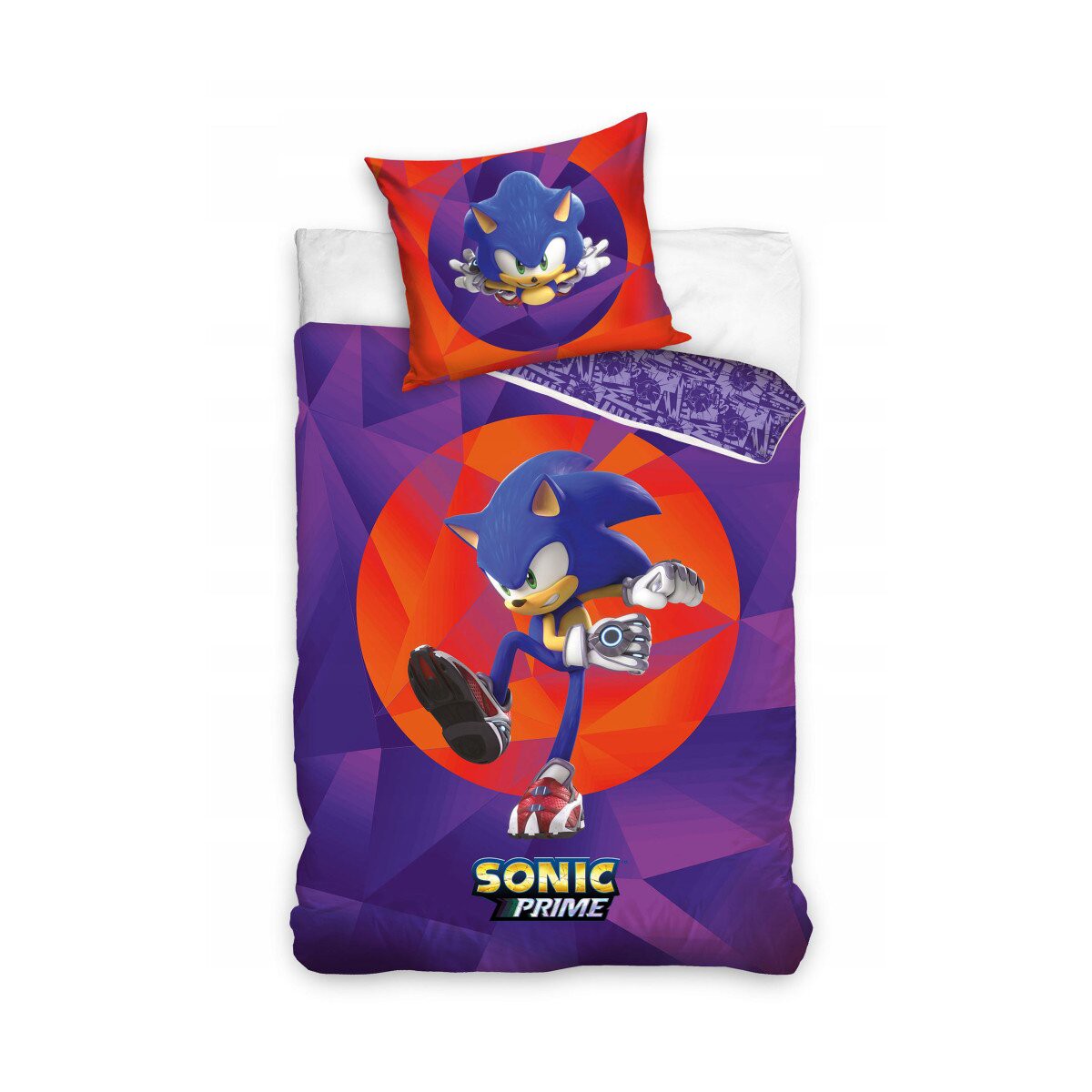 Sonic the Hedgehog Purple Bettwäsche 140×200cm, 70×90cm 100% Baumwolle