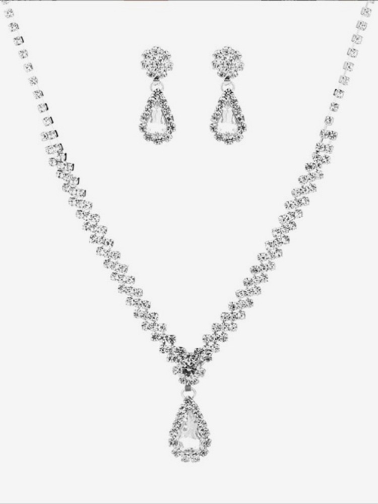 Mode Hochzeit Schmuck Set Chic Metall Zirkonia