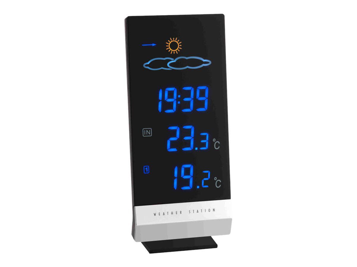 TFA® LUMAX 35.1093 Wetterstation schwarz, silber