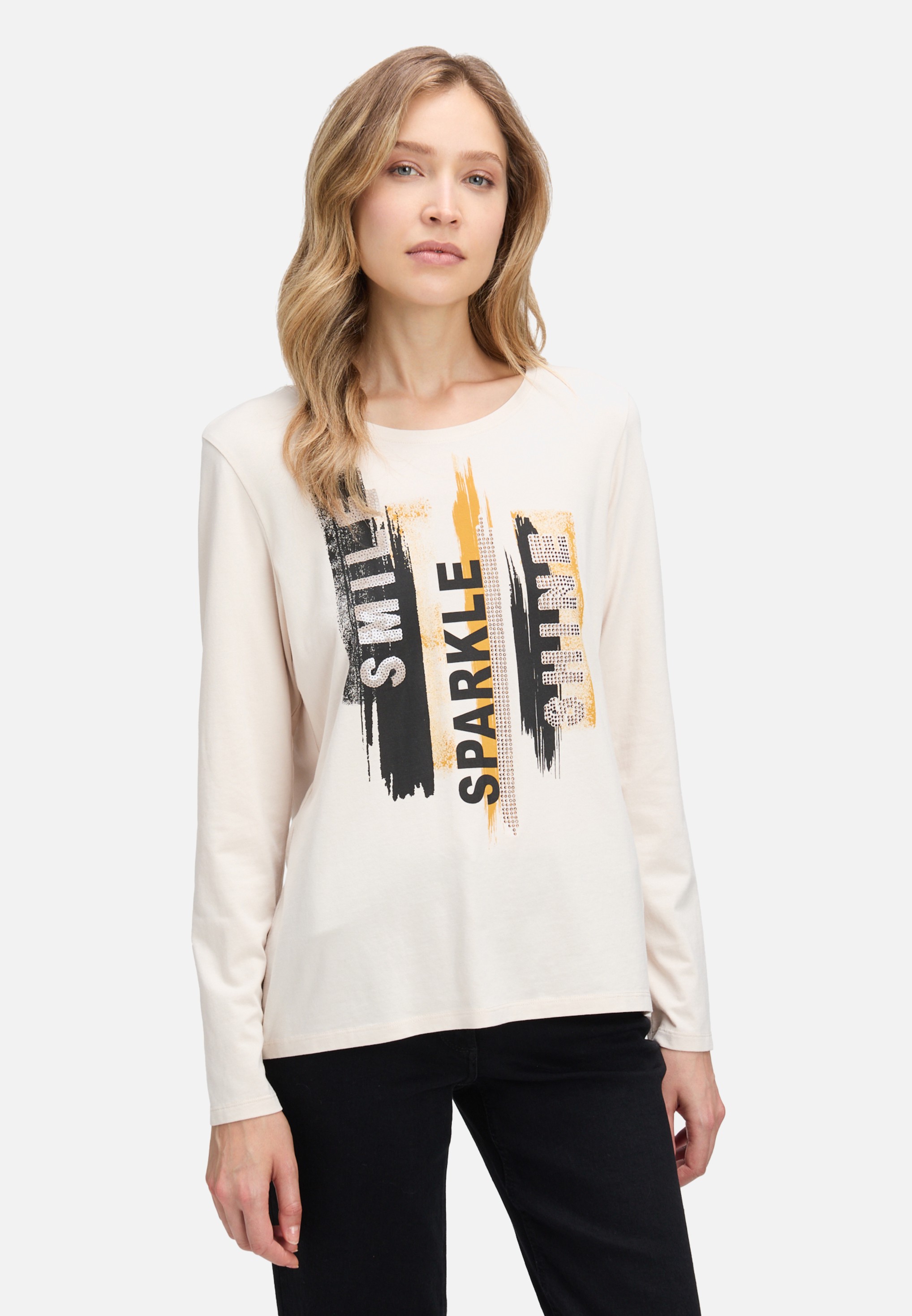 Basic Shirt mit Placement