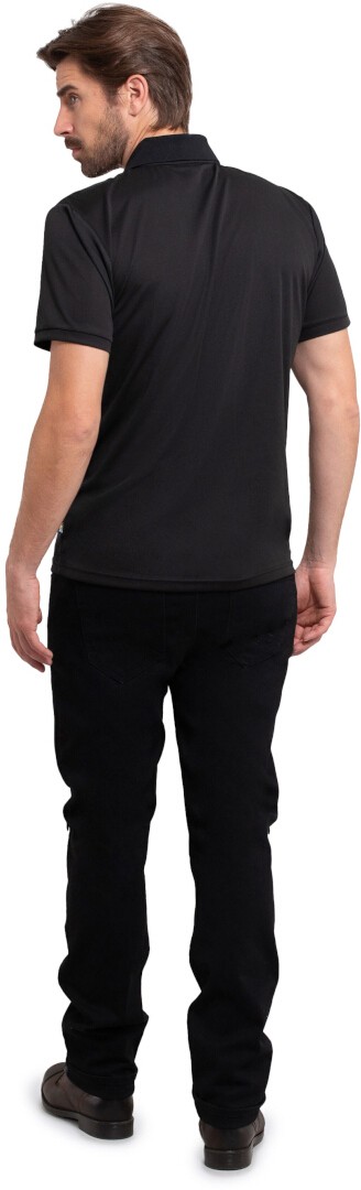 Rukka R-Team Poloshirt, sort, størrelse 4XL til mand