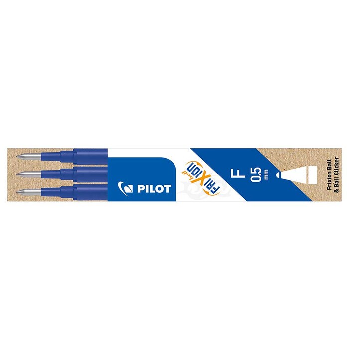 PILOT Ersatzminen FriXion Ball Clicker 05 im 3er Etui blau