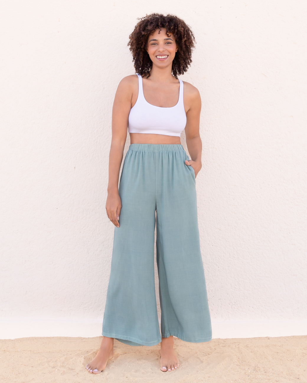 Jaya Organics Yogahose Sky - Mint M