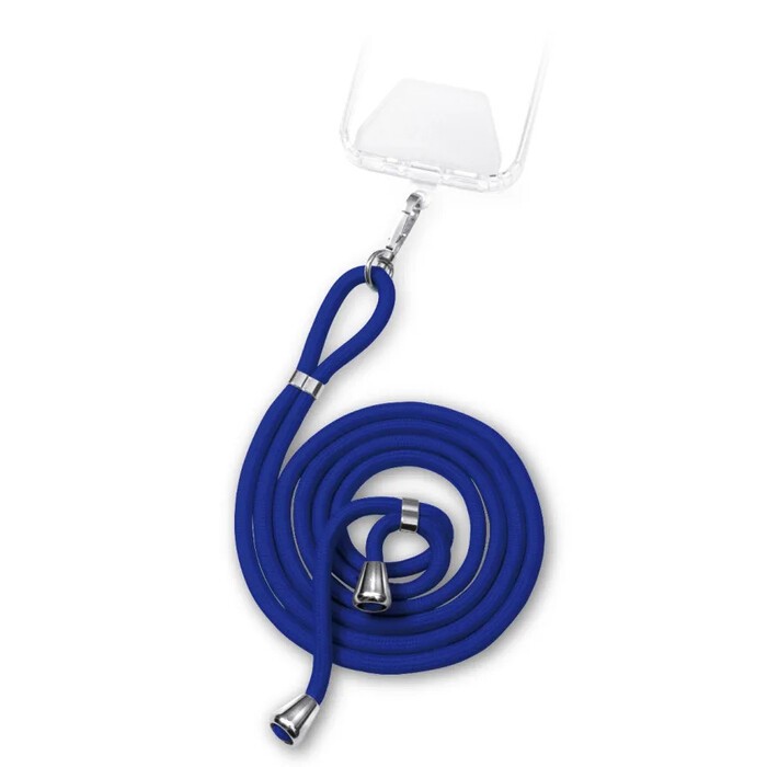 VIVANCO Handykette Smartphone Necklace Patch universal blau