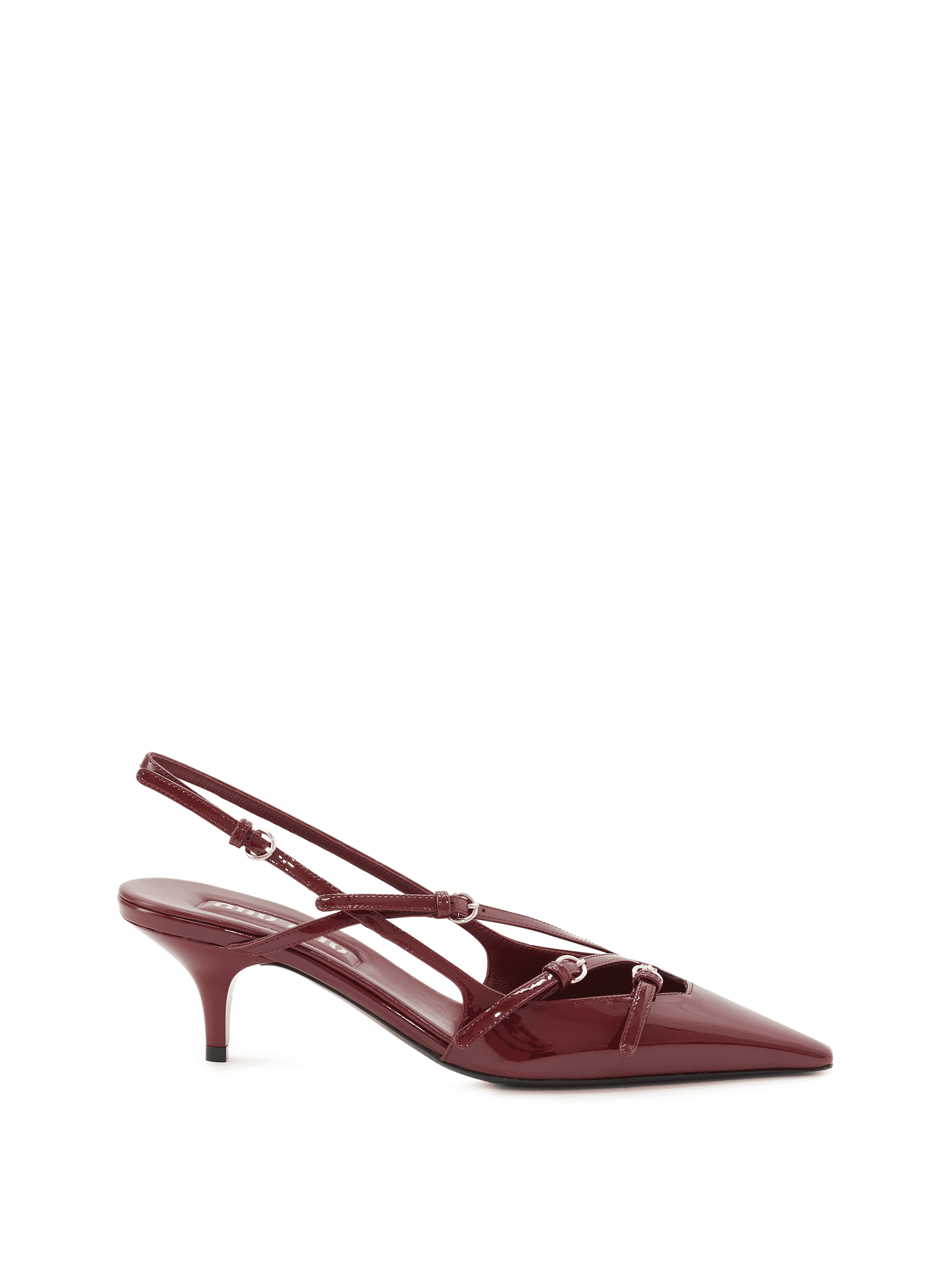 Slingback-Pumps Bordeaux