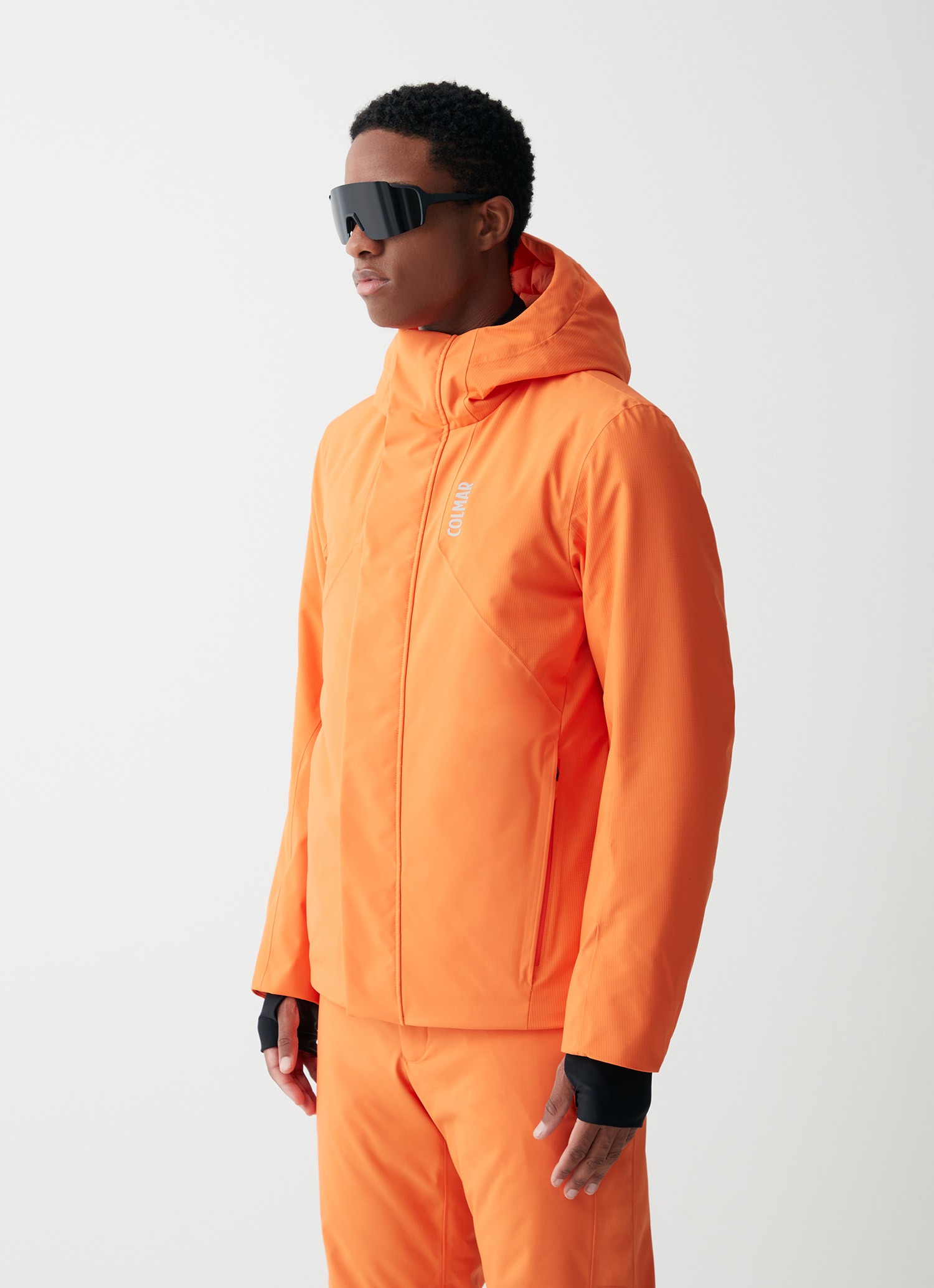 Colmar, Skijacke Mit Fester Kapuze, Farbe: Mars Orange, Größe: 50