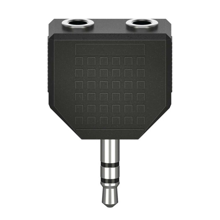HAMA Audio-Adapter 3,5mm Klinke 2x 3,5mm Klinken-Kupplung