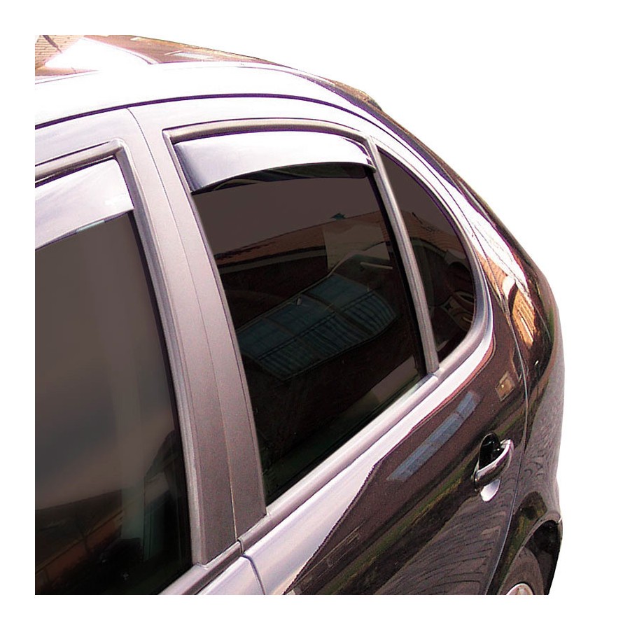Déflecteurs d'Air latéraux Master Foncé (arrière) pour Kia Ceed (CD) 5 portes 2018-