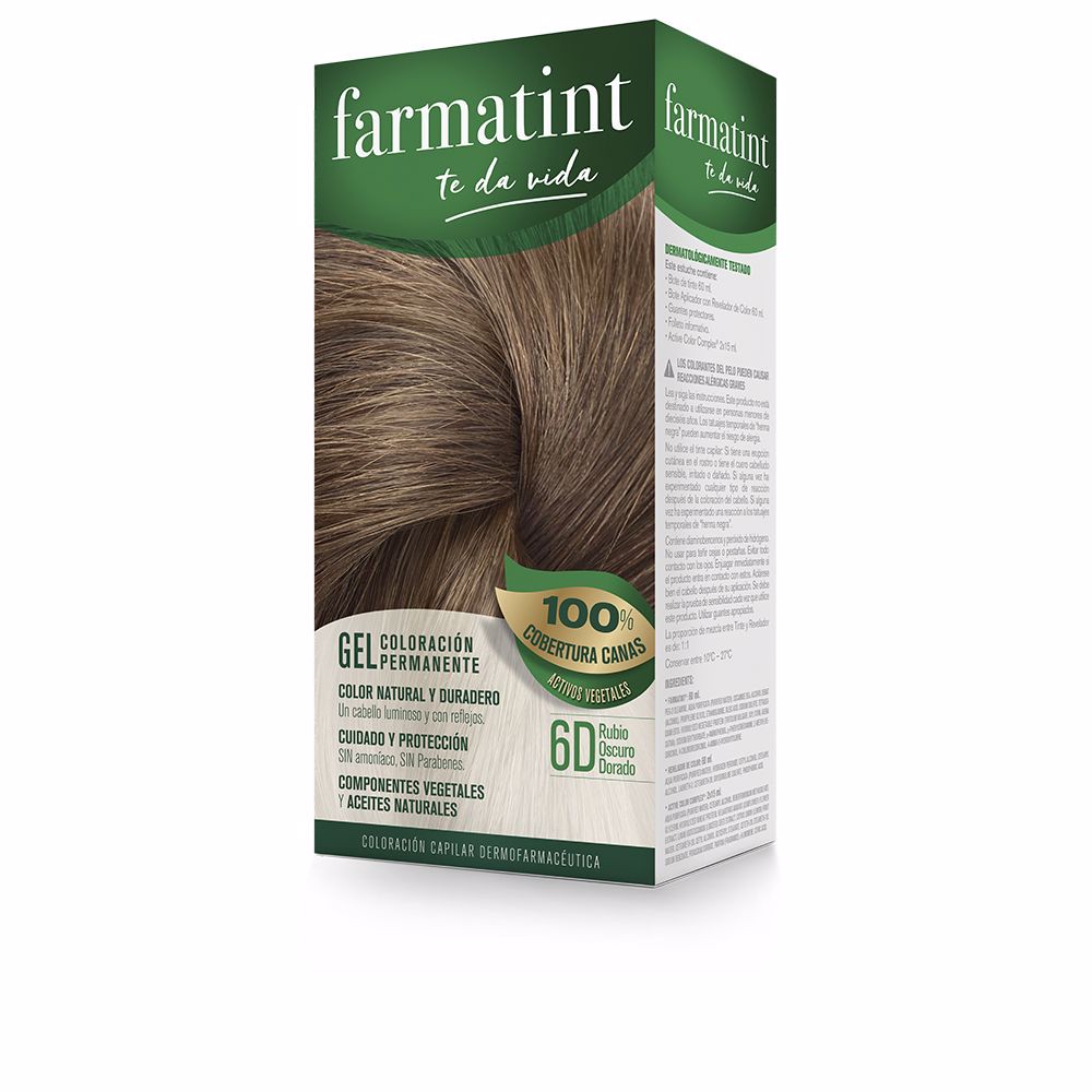 Farmatint Gel permanente Farbe #6d-dunkelgoldblond 5 Stk