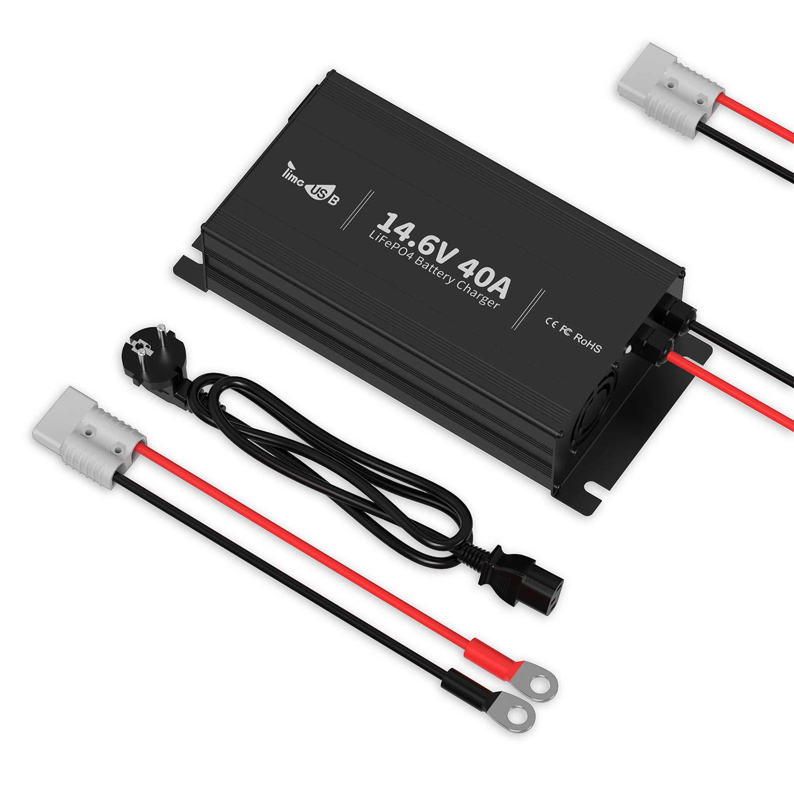 Gebraucht - Wie neu - Timeusb Batterieladegerät 12V 40A Ladegerät für 12V Batterie