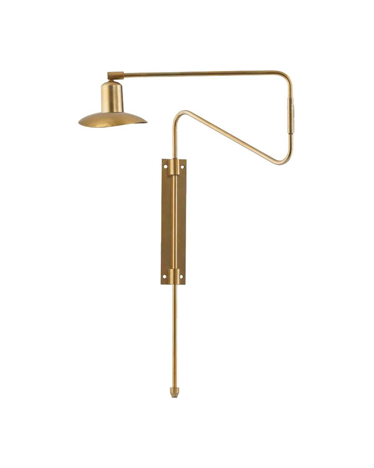 House Doctor Wandleuchte Swing gold 63cm