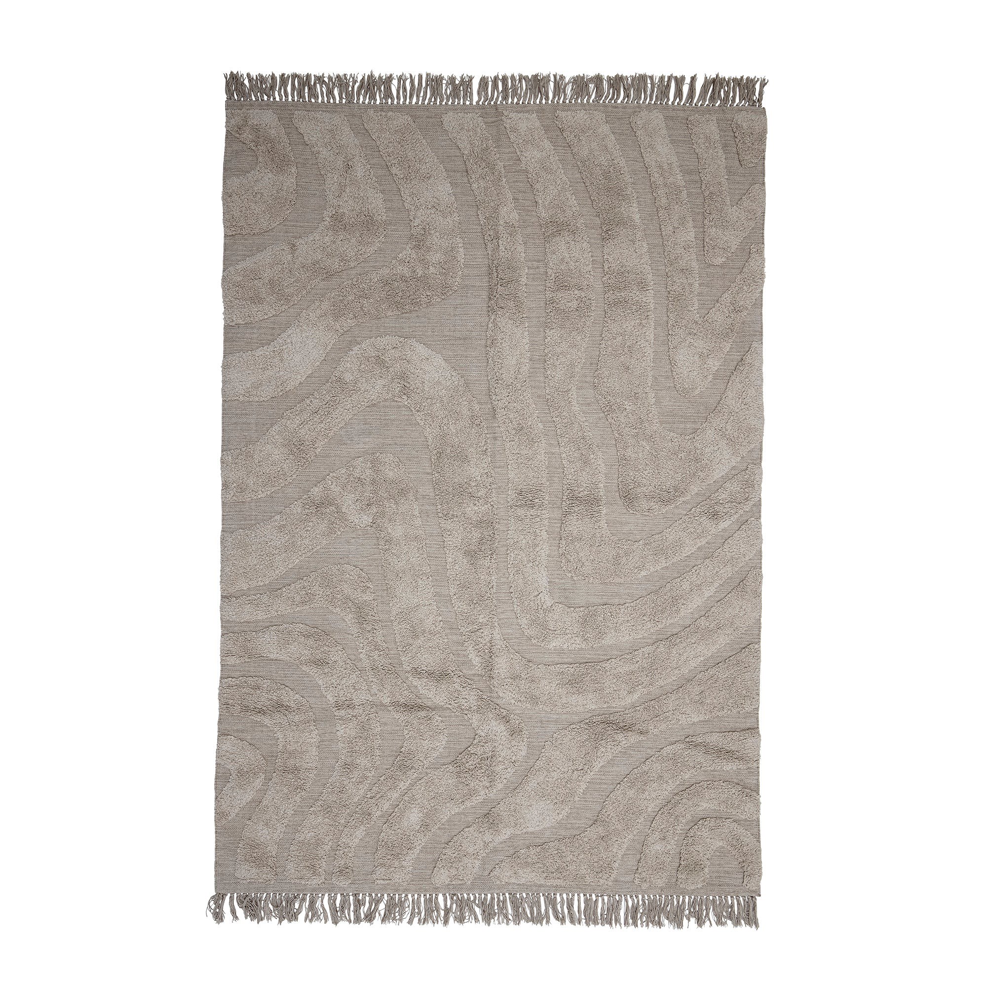 Bloomingville Teppich Baumwolle nature Elaine