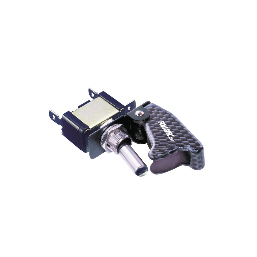 Foliatec Kill Switch Interrupteur On / Off sans LED - Cache Carbon Look - 1 pièce
