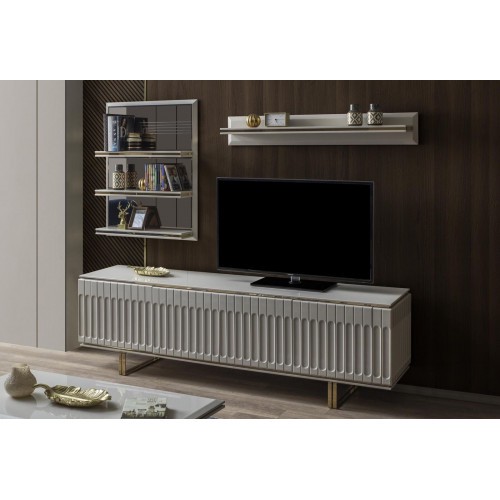 Luxus tv -Ständer Wohnzimmer rtv Lowboard Sideboard Kommode Wohnwand Modern Neu