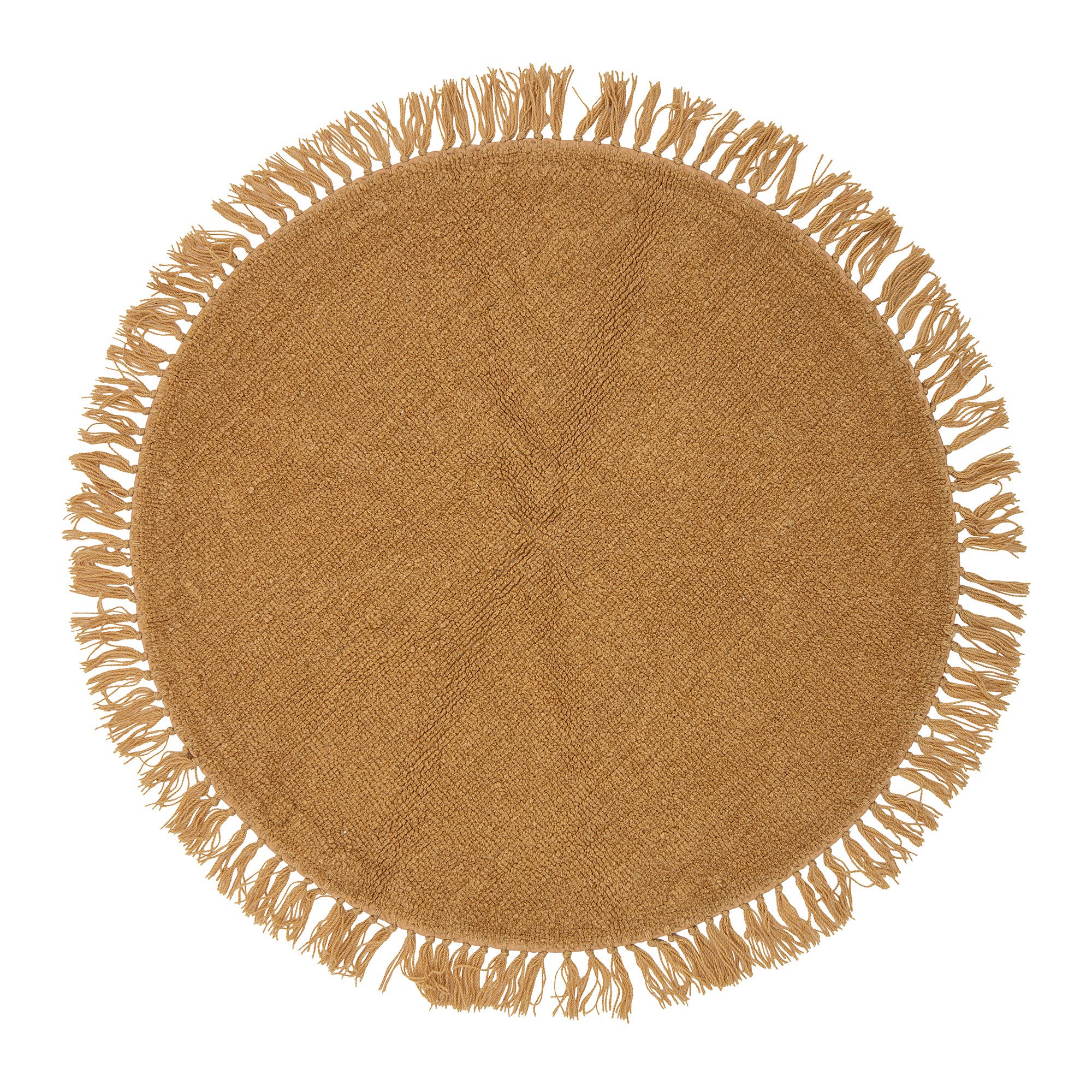 Bloomingville Teppich Wolle gelb Lenea 110cm