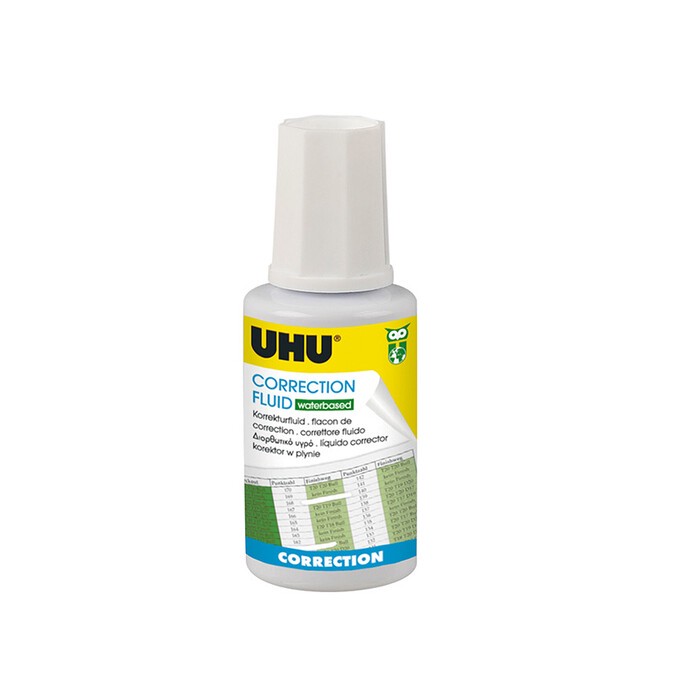 UHU Korrekturfluid mit Pinsel wasserlöslich 20 ml