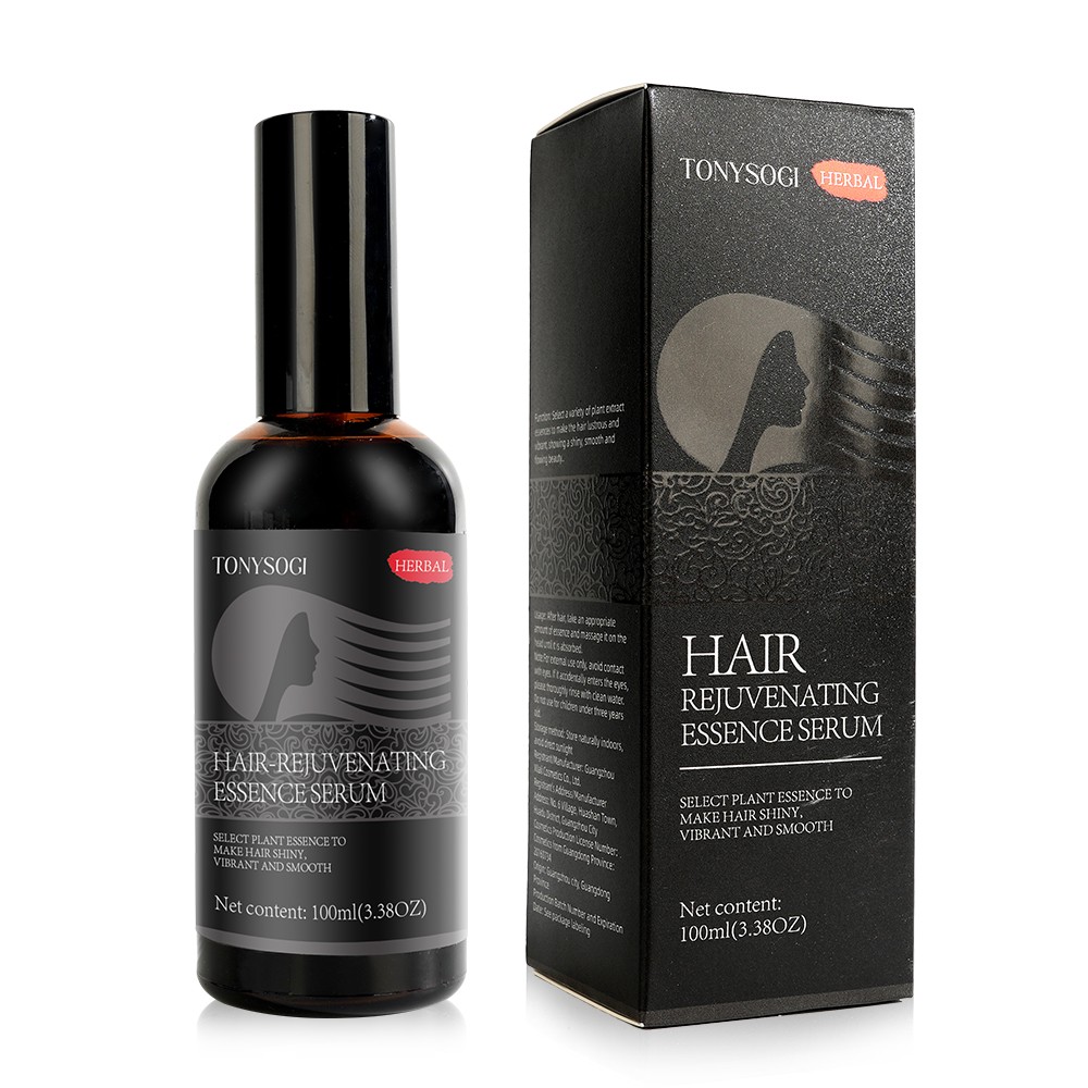 Traitement de repousse des cheveux nourrissants par Tonysogi Hydrating Essence Serum 100ml Revitalisez vos serrures avec le sérum intensif de ren
