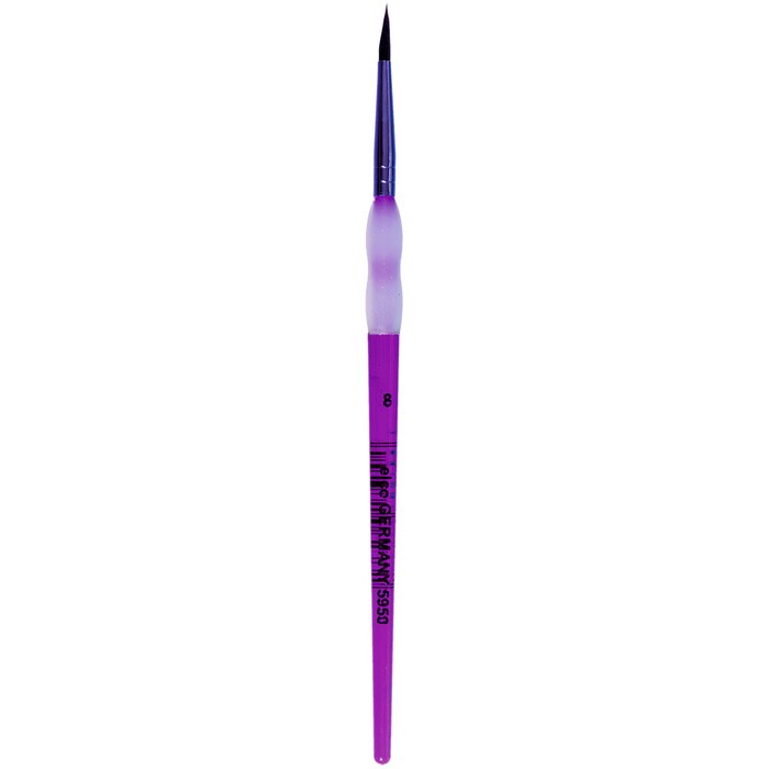 Haarpinsel Gr. 8 violett