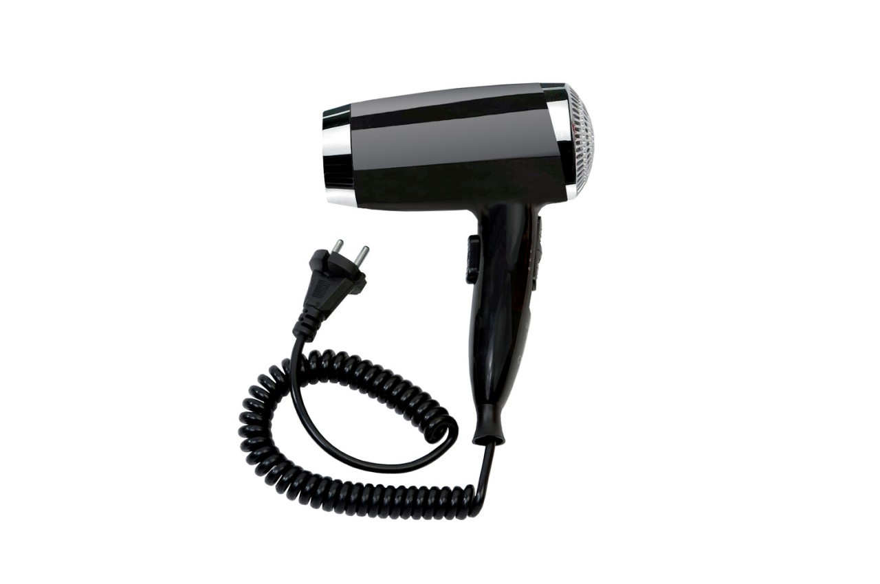 Emco system 2 Haartrockner Cool-shot-Taste, 1600 W, Stecker, chrom / schwarz, 355921201 355921201