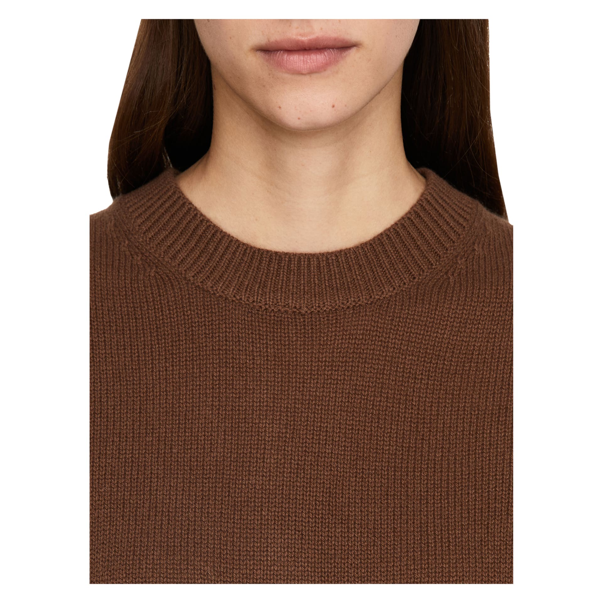 Cashmere-Pullunder Braun