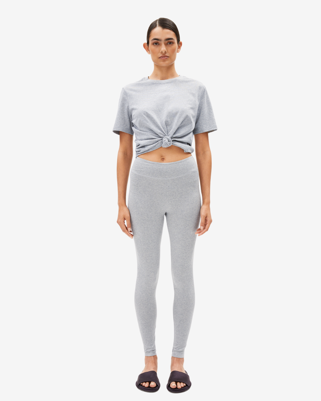 Armedangels T-Shirt LUALAA - Silver Melange L