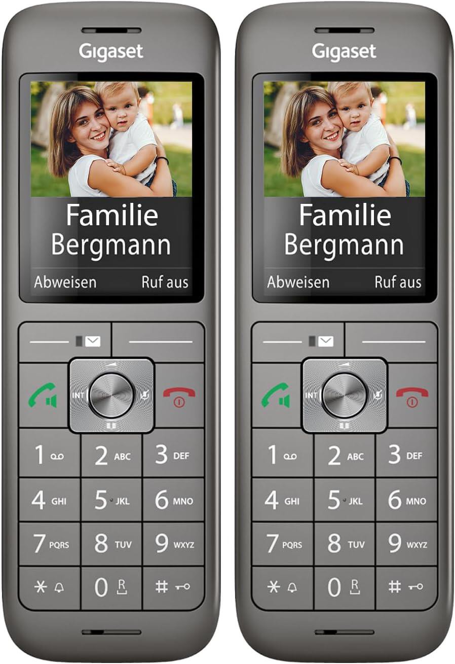 Gigaset CL660HX Duo - 2 design DECT-Mobilteil mit Ladeschale